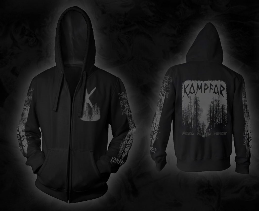 Kampfar - muro muro minde (Zipper) | Official Kampfar Merchandise Webshop Webstore Onlineshop